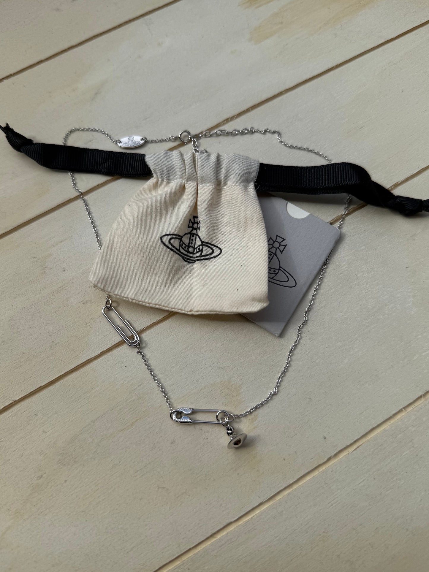 VW .925 Sterling Silver Necklace Safety Clip
