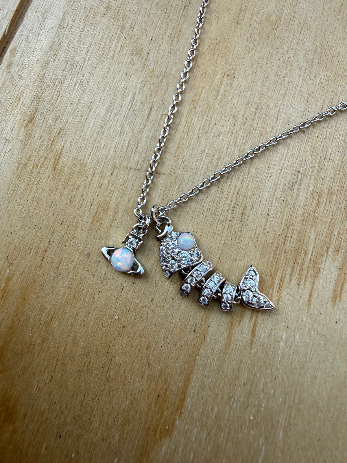 VW .925 Sterling Silver Lyall Fish Necklace PRE-LOVED