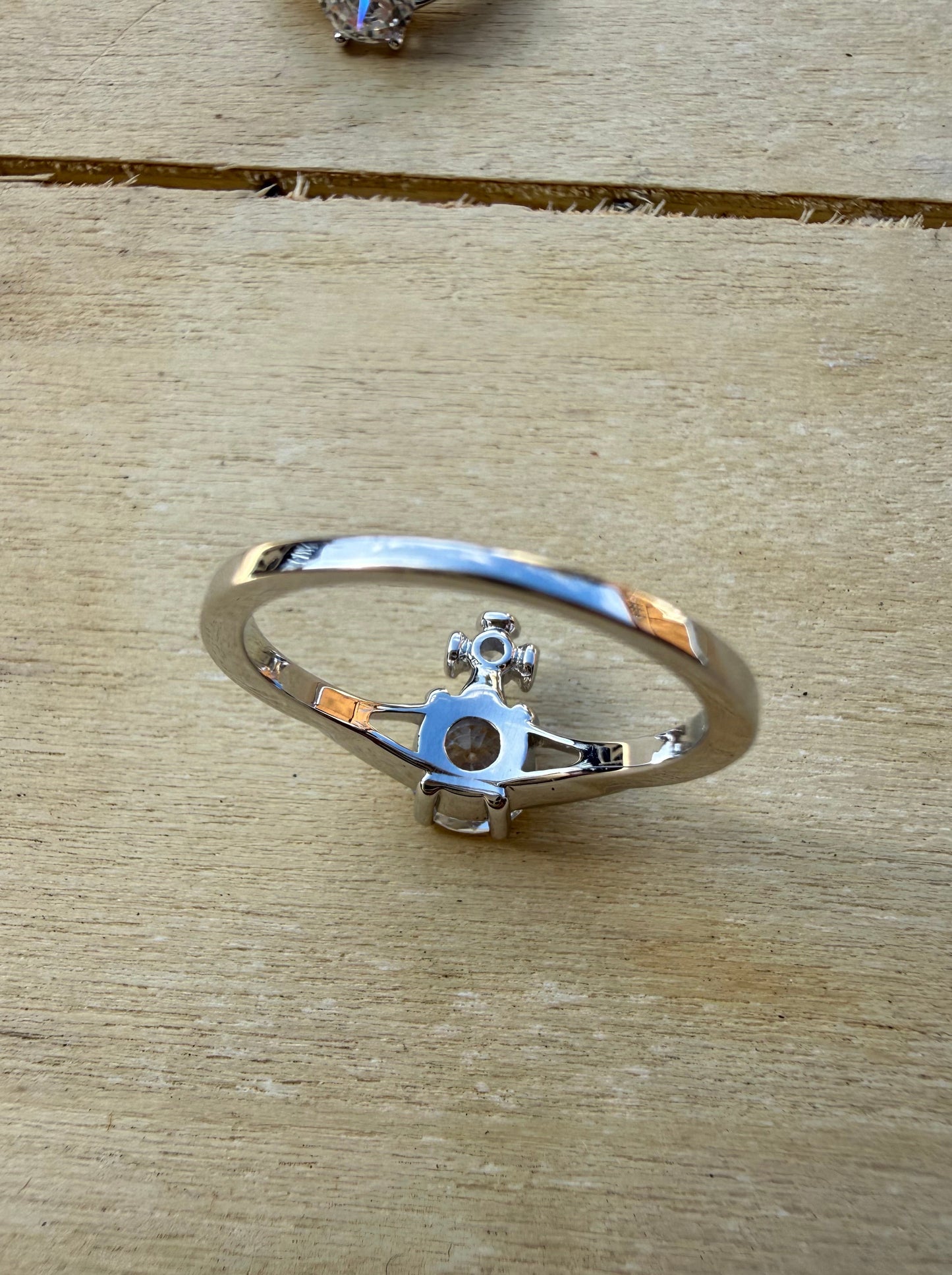 VW Reina Ring .925 Sterling Silver Petite NEW