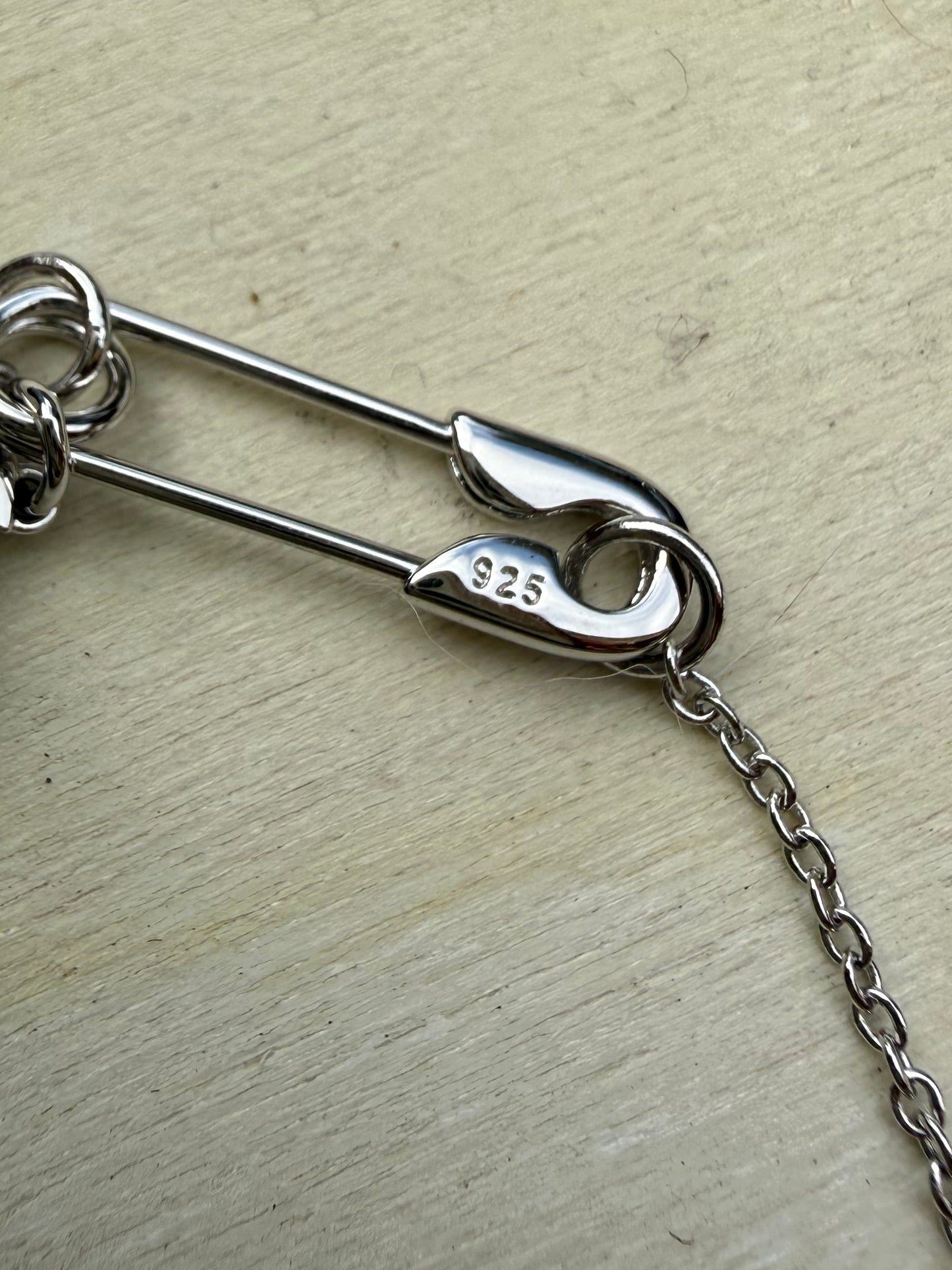 VW .925 Sterling Silver Necklace Safety Clip