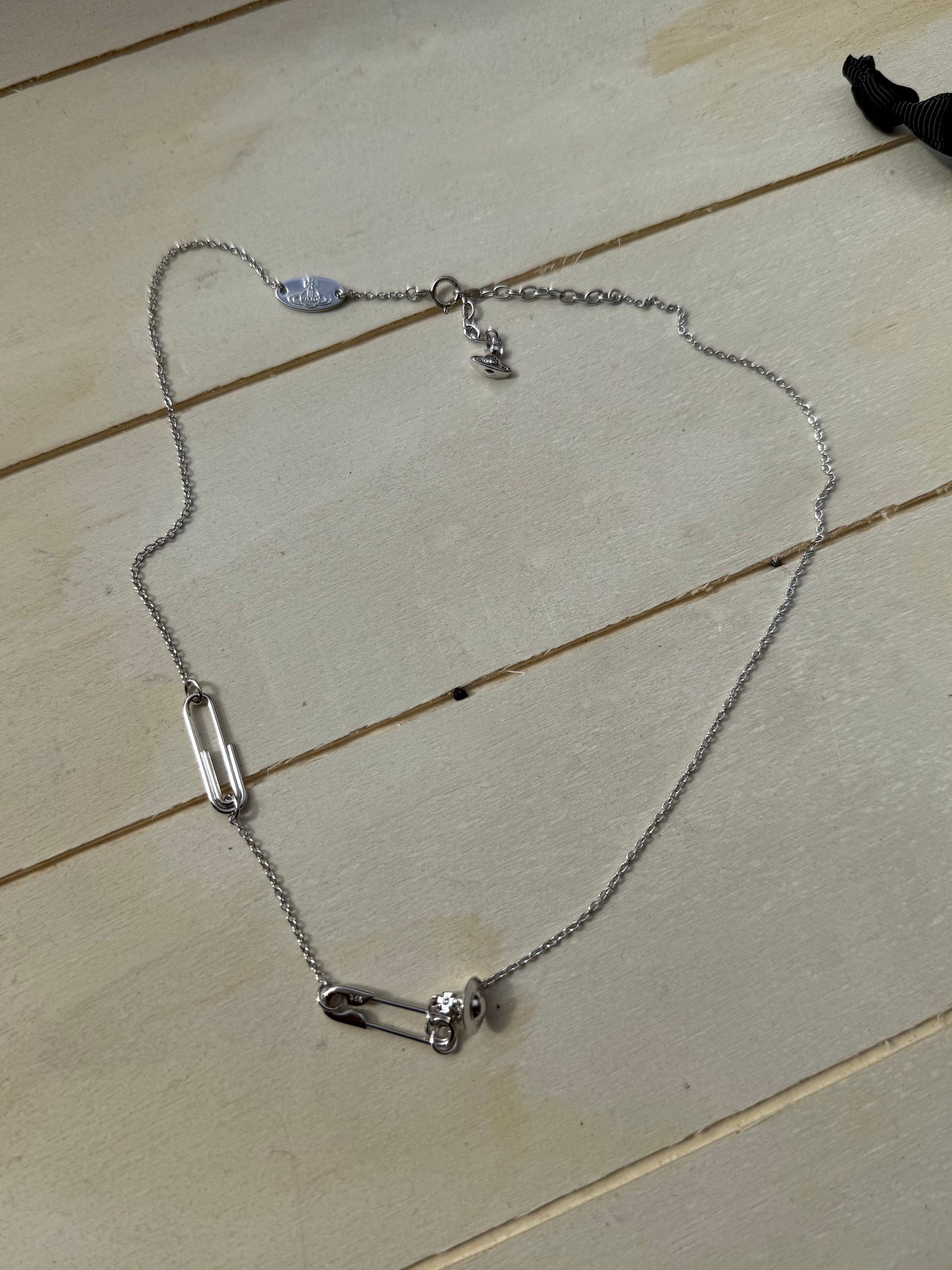 VW .925 Sterling Silver Necklace Safety Clip