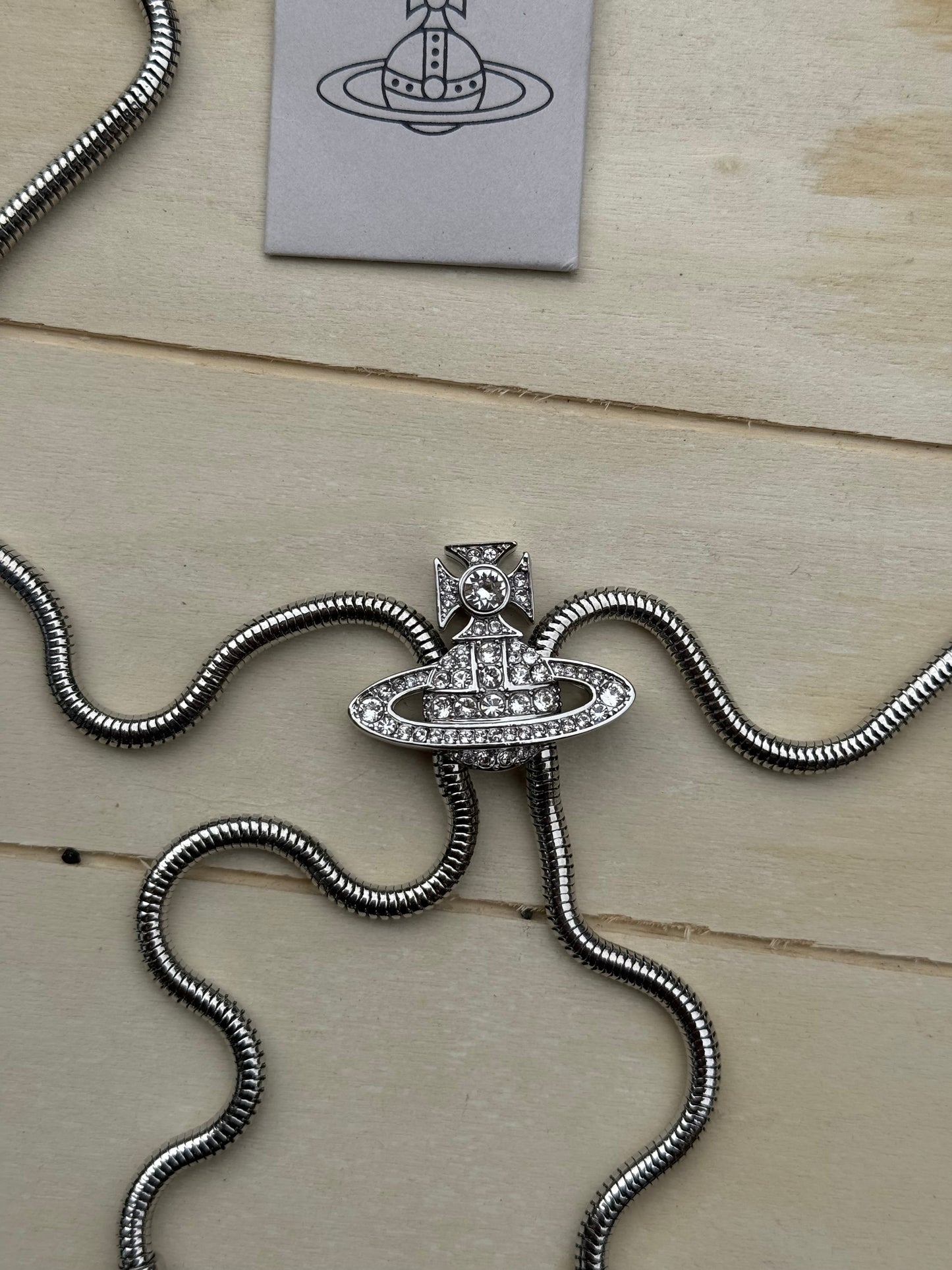 VW Platinum White Bolo Tie Pre-Loved No Box