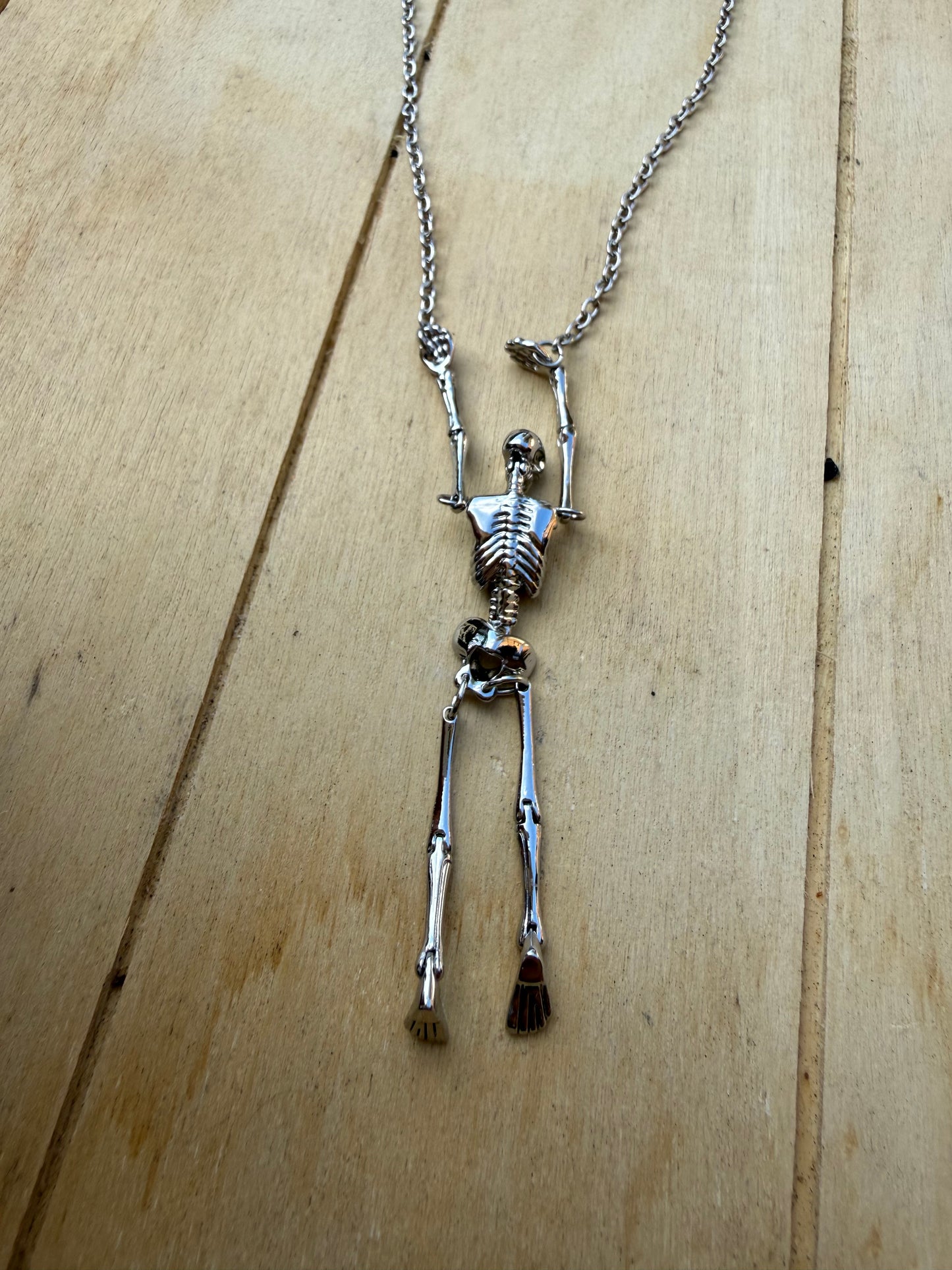 VW Skeleton Silver Necklace PRE-LOVED