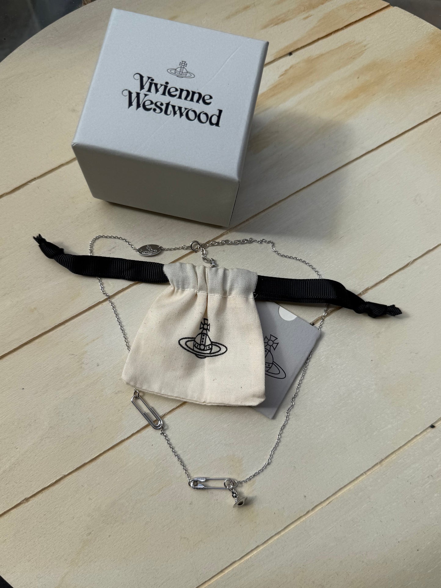 VW .925 Sterling Silver Necklace Safety Clip
