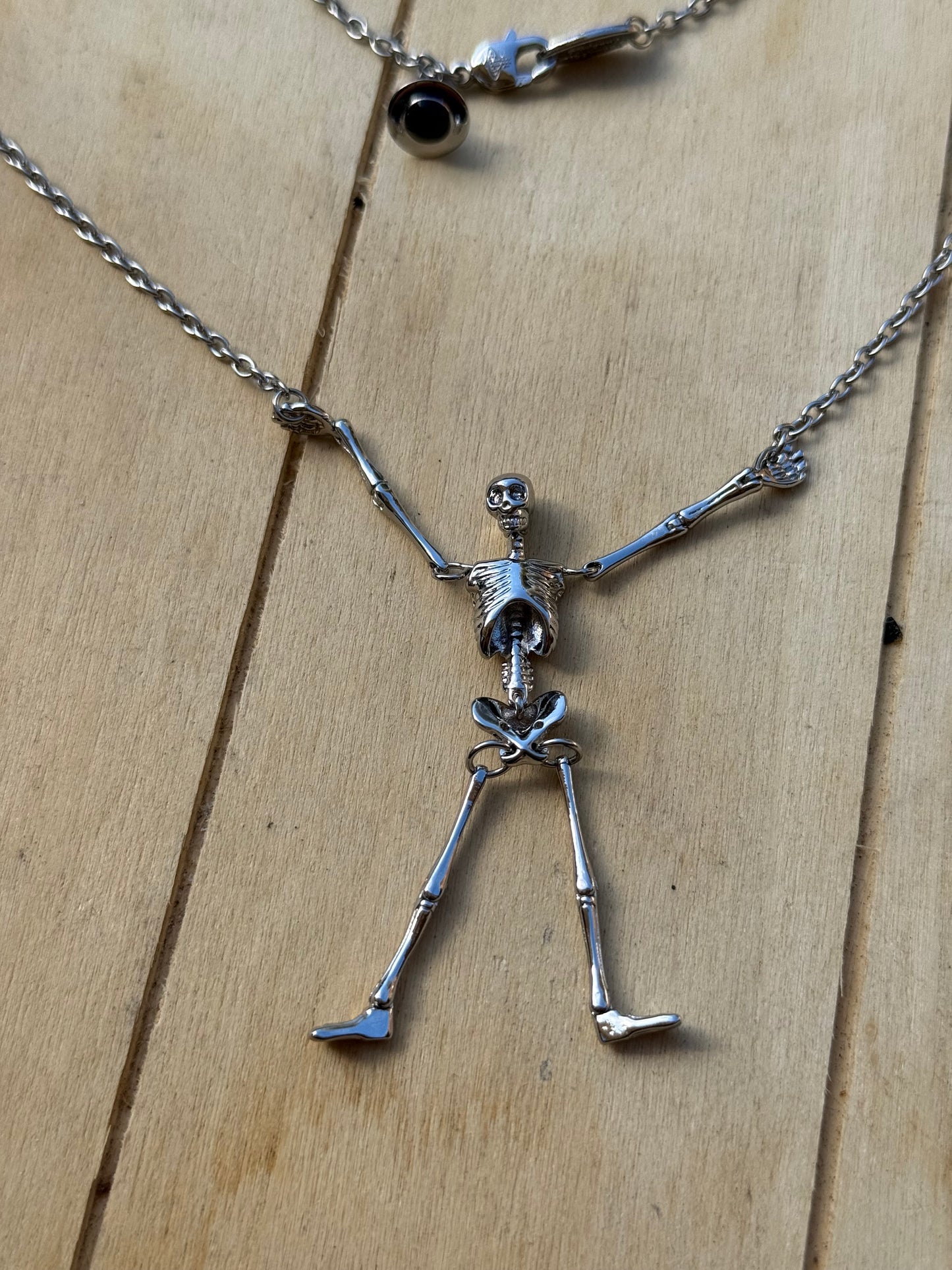 VW Skeleton Silver Necklace PRE-LOVED