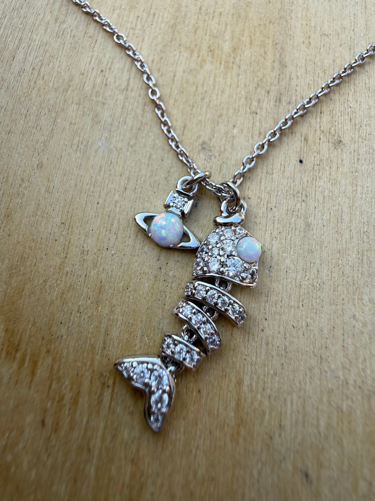 VW .925 Sterling Silver Lyall Fish Necklace PRE-LOVED