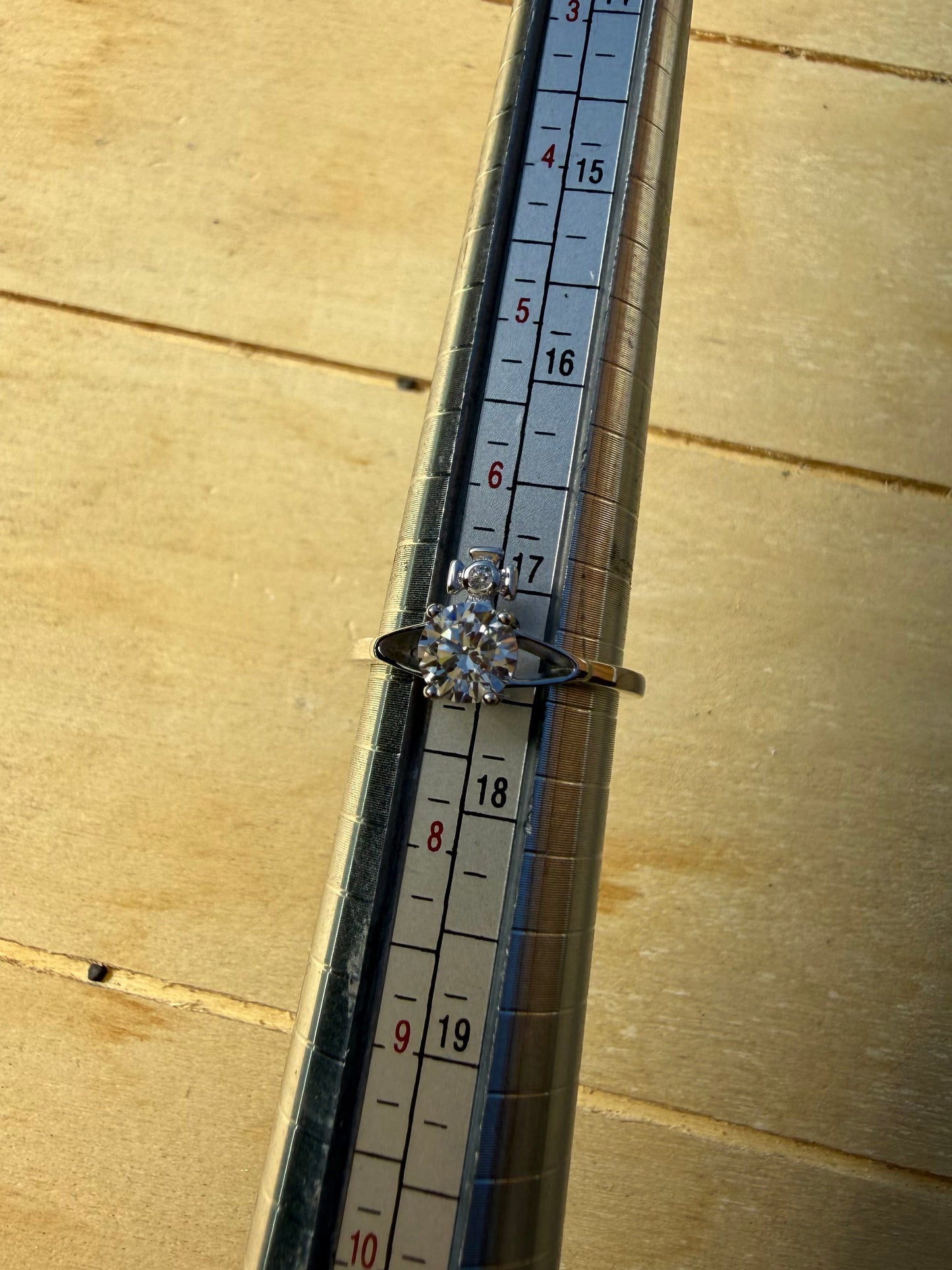 VW Reina Ring .925 Sterling Silver Petite NEW