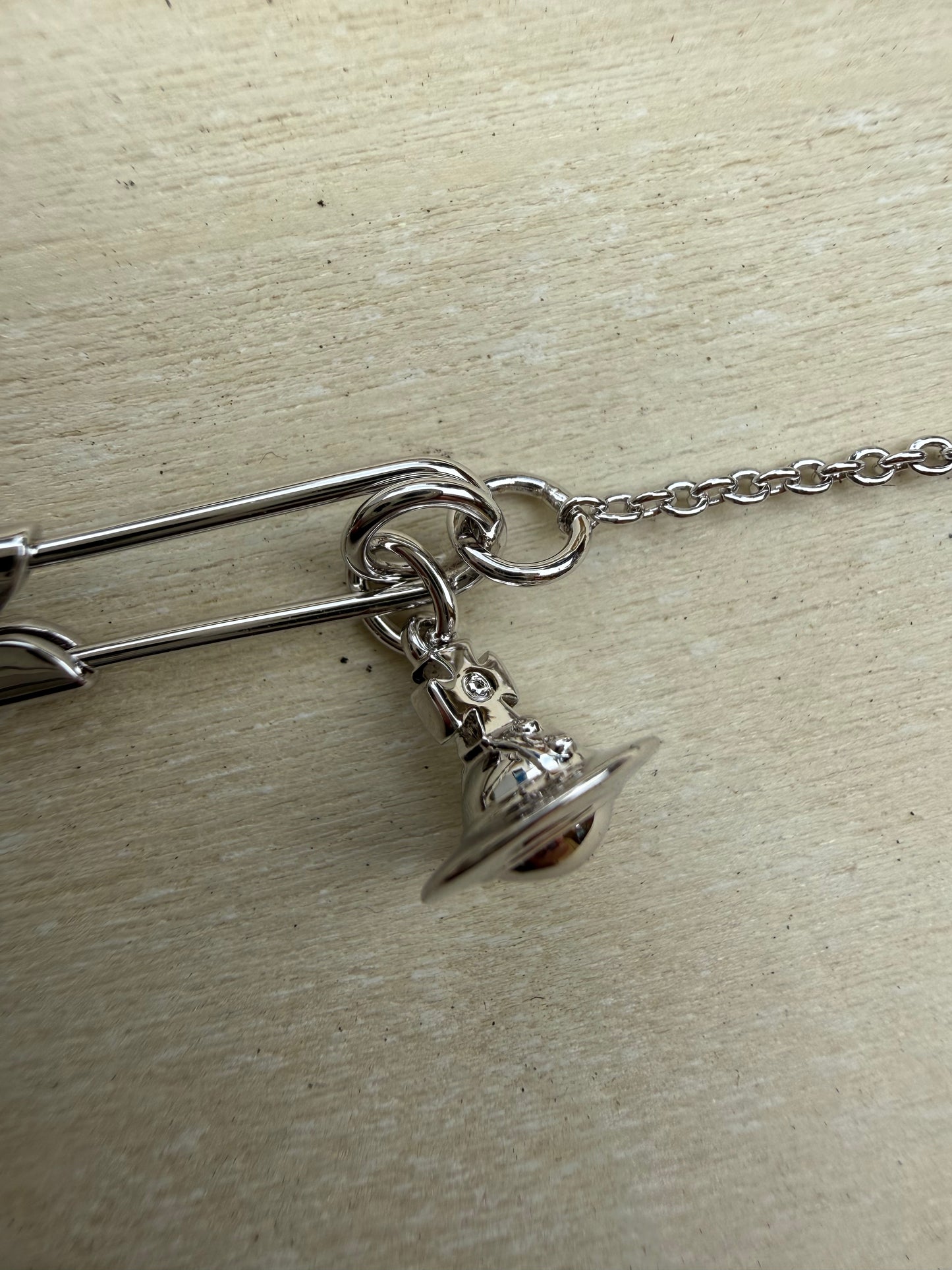 VW .925 Sterling Silver Safety Clip Bracelet