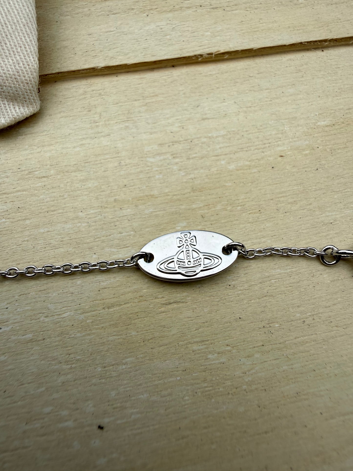 VW .925 Sterling Silver Safety Clip Bracelet