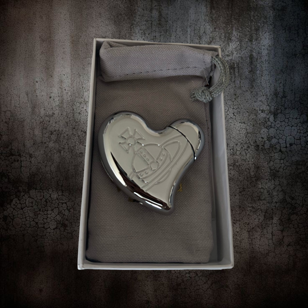 VW Silver Heart Lighter